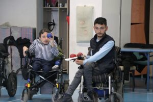 TEKİRDAĞ (AA) – MESUT KARADUMAN – Tekirdağ'da serebral palsi hastası