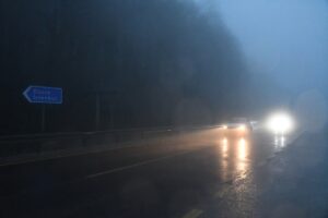 DÜZCE/BOLU (AA) – D-100 kara yolunun Bolu Dağı kesiminde sağanak