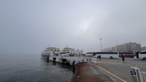 ÇANAKKALE (AA) – Çanakkale Boğazı'nda etkili olan yoğun sis nedeniyle