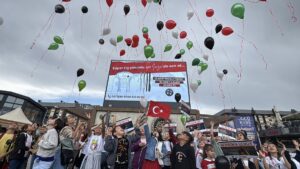 ÇORUM (AA) – Çorum'da çocuklar, İsrail'in saldırıları altında bulunan Filistin'deki