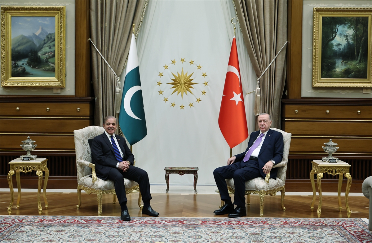 Cumhurbaşkanı Erdoğan, Pakistan Başbakanı Şerif'i kabul etti ve onuruna yemek verdi