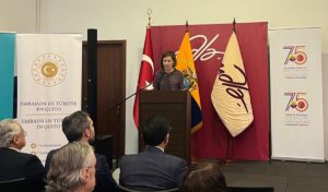 KİTO (AA) – Türkiye'nin Kito Büyükelçiliği öncülüğünde, Ekvador'da "Türkiye ile