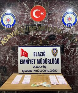 ELAZIĞ (AA) – Elazığ'da kuyumculara sahte altın satarak dolandırıcılık yaptığı