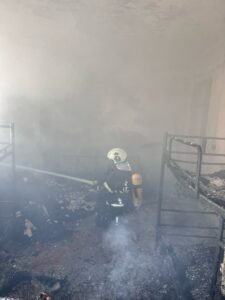 HATAY (AA) – Hatay'ın merkez Antakya ilçesinde apartman dairesinde çıkan