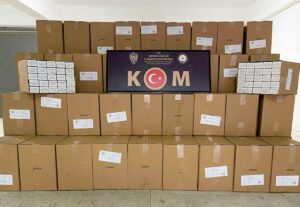 ISPARTA (AA) – Isparta'da düzenlenen operasyonda, 1 milyon bandrolsüz boş