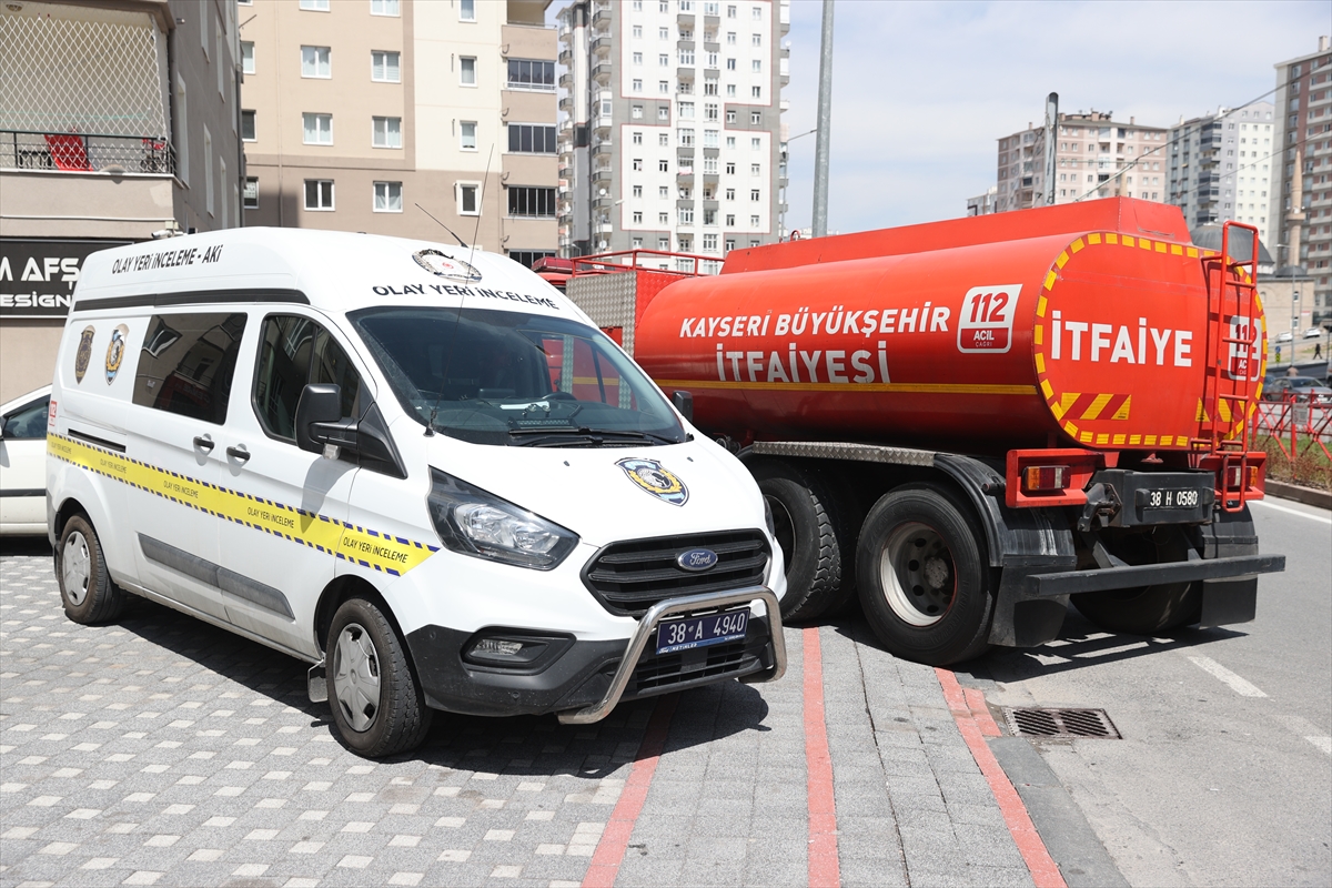 Kayseri'de apartman dairesinde çıkan yangın söndürüldü