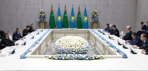 ASTANA (AA) – Kazakistan Cumhurbaşkanı Kasım Cömert Tokayev ile Türkmenistan