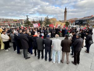 KIRŞEHİR (AA) – Kırşehir Kudüs Platformu, İsrail'in Filistin'e yönelik saldırılarına