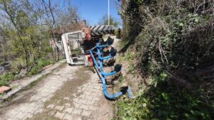 KÜTAHYA (AA) – Kütahya'da, tamir ettiği sırada freni boşalıp hareket