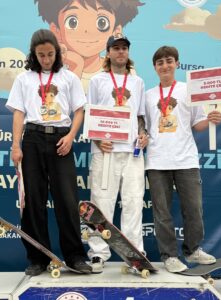 İSTANBUL (AA) – Mattia Ahmet Minguzzi Kaykay Şampiyonası 1. Etap