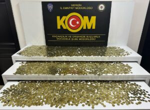 - Operasyonda 5 bin sahte madeni 2 avro ele geçirildi