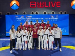 ANKARA (AA) – Para Tekvando Milli Takımı, Çin'in Taian kentinde