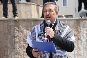 NEVŞEHİR (AA) – Nevşehir'de, İsrail'in Gazze'ye yönelik saldırılarına tepki amacıyla