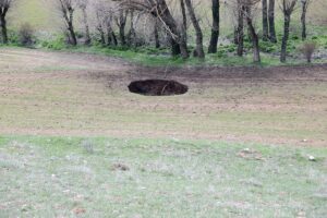 SİVAS (AA) – Sivas'ın Yıldızeli ilçesine bağlı Dereköy'de 7 metre