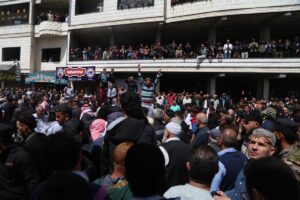 DERA (AA) – Suriye'nin güneyindeki Dera ilinde, İsrail saldırılarında yaşamını