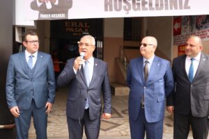 TEKİRDAĞ (AA) – Tekirdağ'da DSP İl Başkanlığının yeni binası törenle