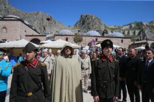 TOKAT (AA) – Tokat'taki tarihi Sulu Sokak'ta, Turizm Haftası dolayısıyla