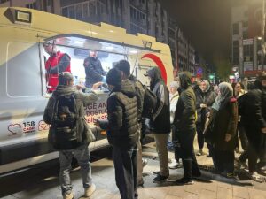 ANKARA (AA) – Türk Kızılay, Marmara Denizi Silivri açıklarında meydana