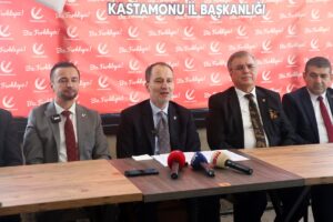 KASTAMONU (AA) – Yeniden Refah Partisi Genel Başkanı Fatih Erbakan,