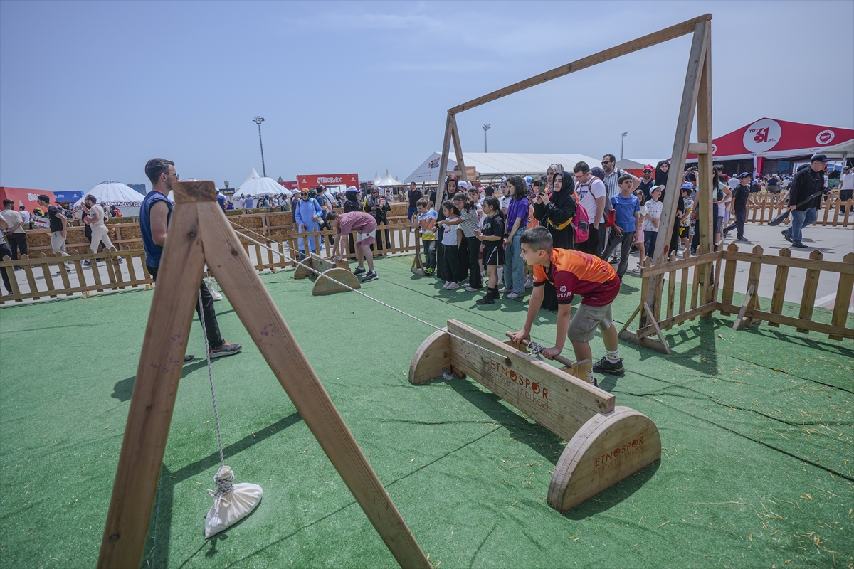 7. Etnospor Kültür Festivali'nde üçüncü gün başladı