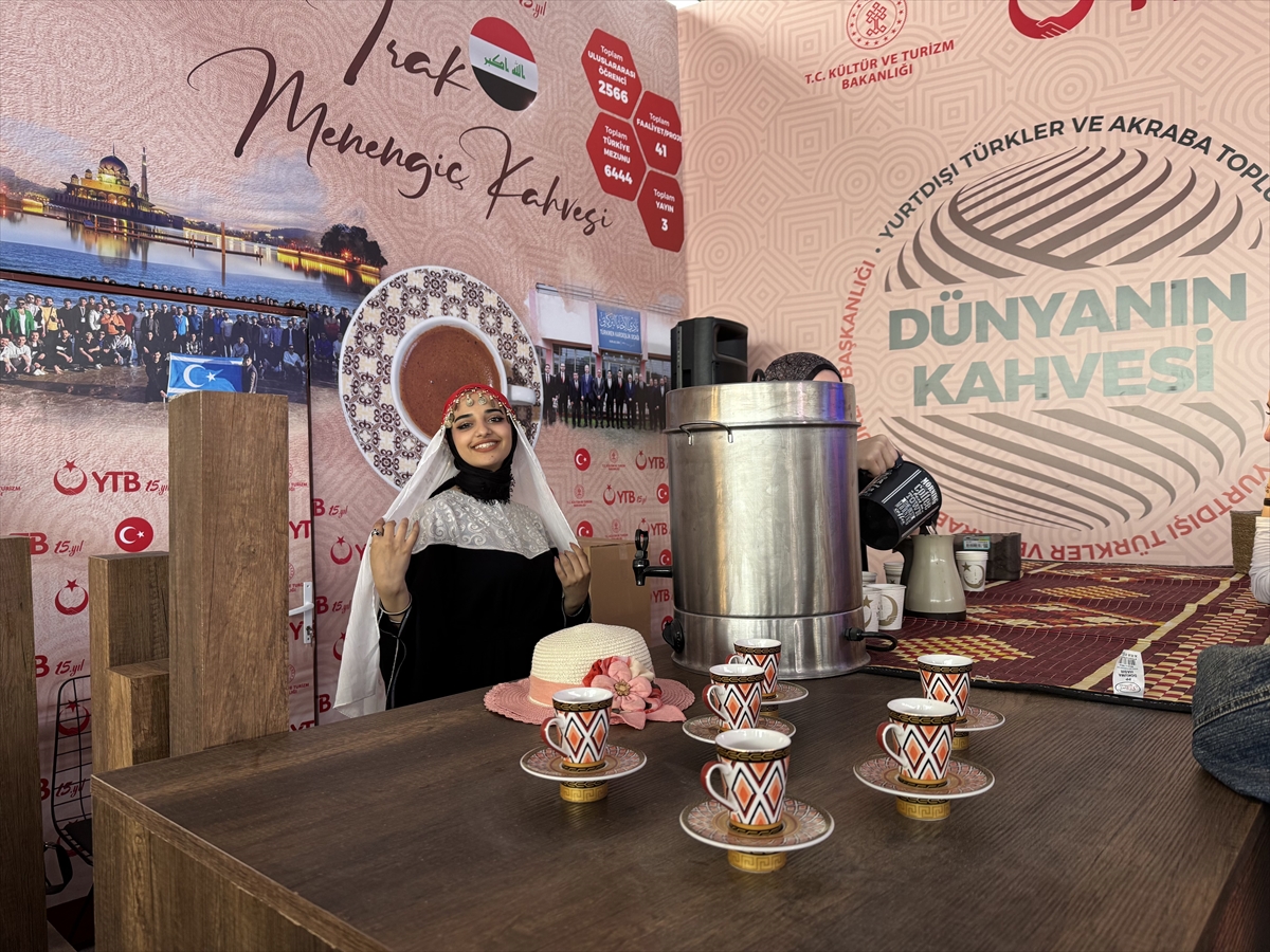7. Etnospor Kültür Festivali'nde 6 ülkeden gençler kahvelerini ikram etti