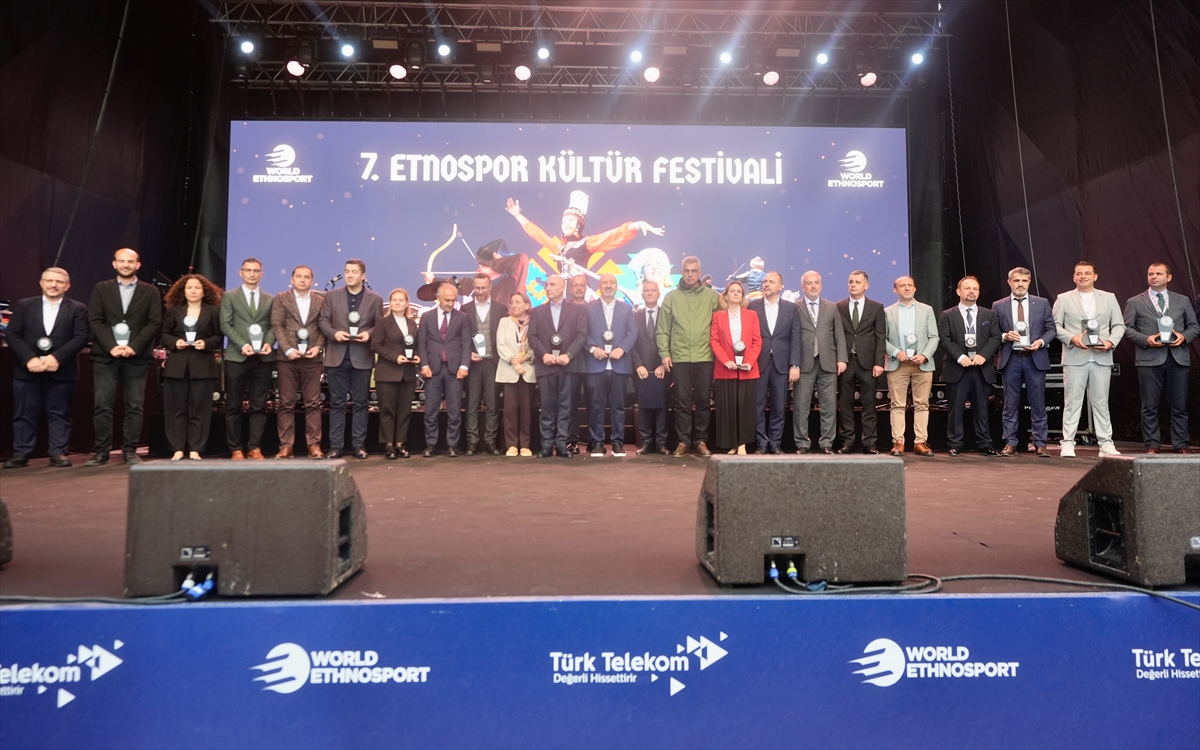 7. Etnospor Kültür Festivali'nden Anadolu Ajansına ödül