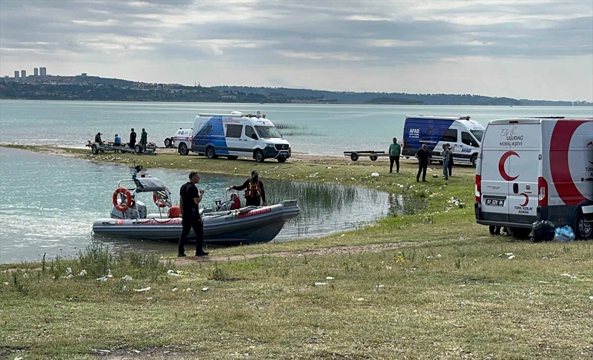 Adana'da Seyhan Baraj Gölü'nde kaybolan genci arama çalışmaları devam ediyor