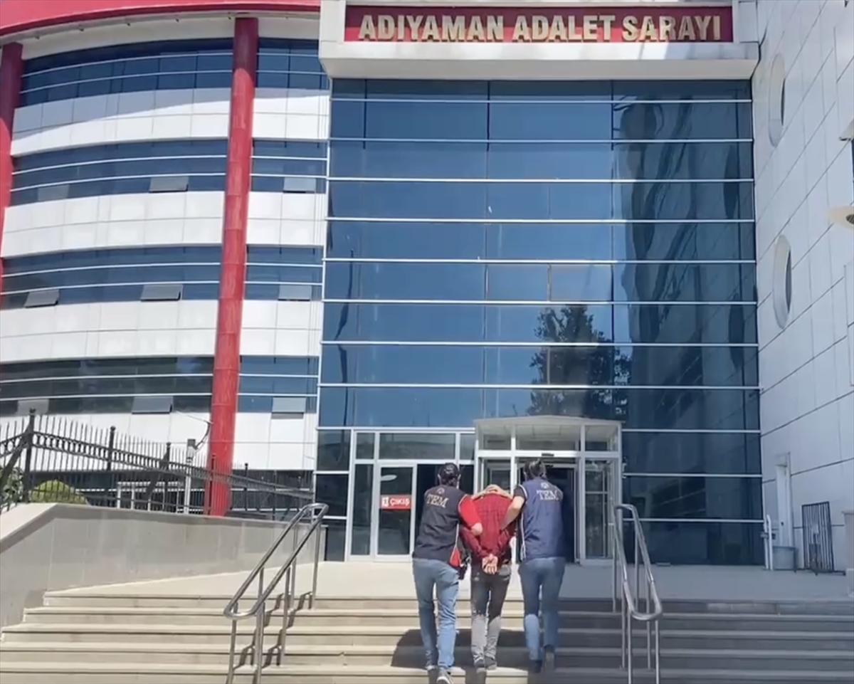 Adıyaman'da terör örgütü DEAŞ'a yönelik operasyonda yakalanan şüpheli tutuklandı