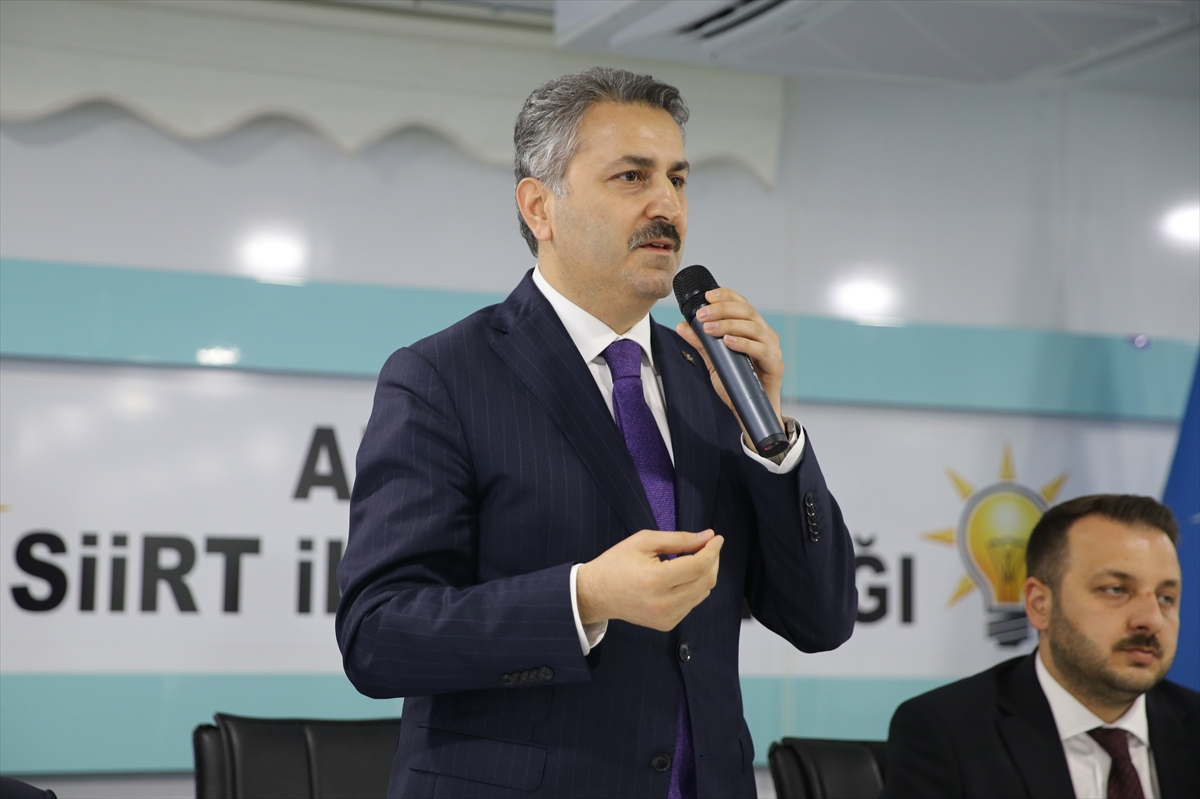 AK Parti Yerel Yönetimler Başkan Yardımcısı Eroğlu, Siirt'te konuştu: