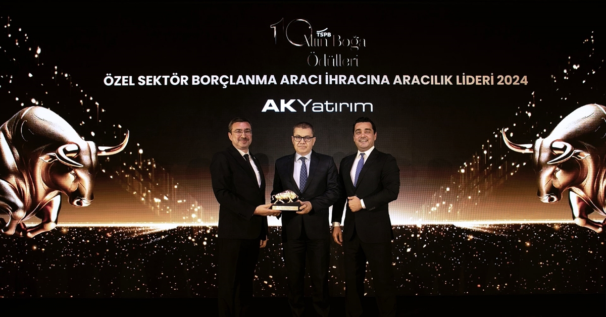 Ak Yatırım TSPB Altın Boğa Ödülleri'nde iki ödül aldı