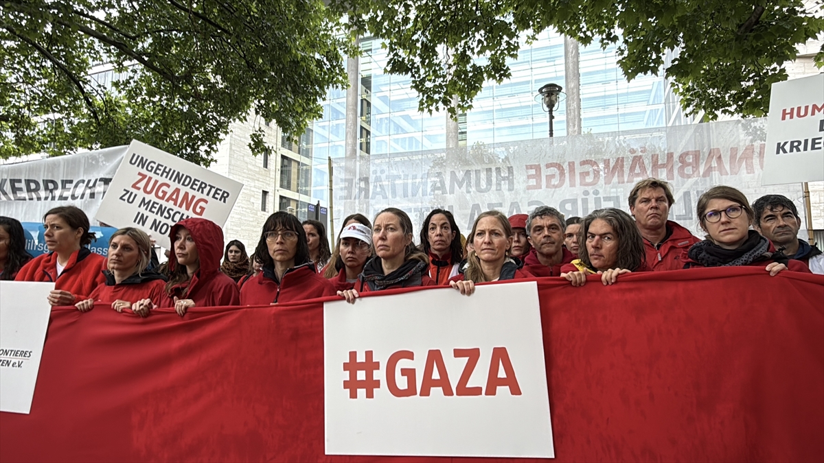 Almanya'da insani yardım kuruluşları Gazze'de uluslararası hukukun korunması çağrısında bulundu
