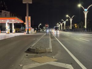 ANKARA (AA) – Ankara'nın Gölbaşı ilçesinde trafik levhasına çarpan motosikletteki