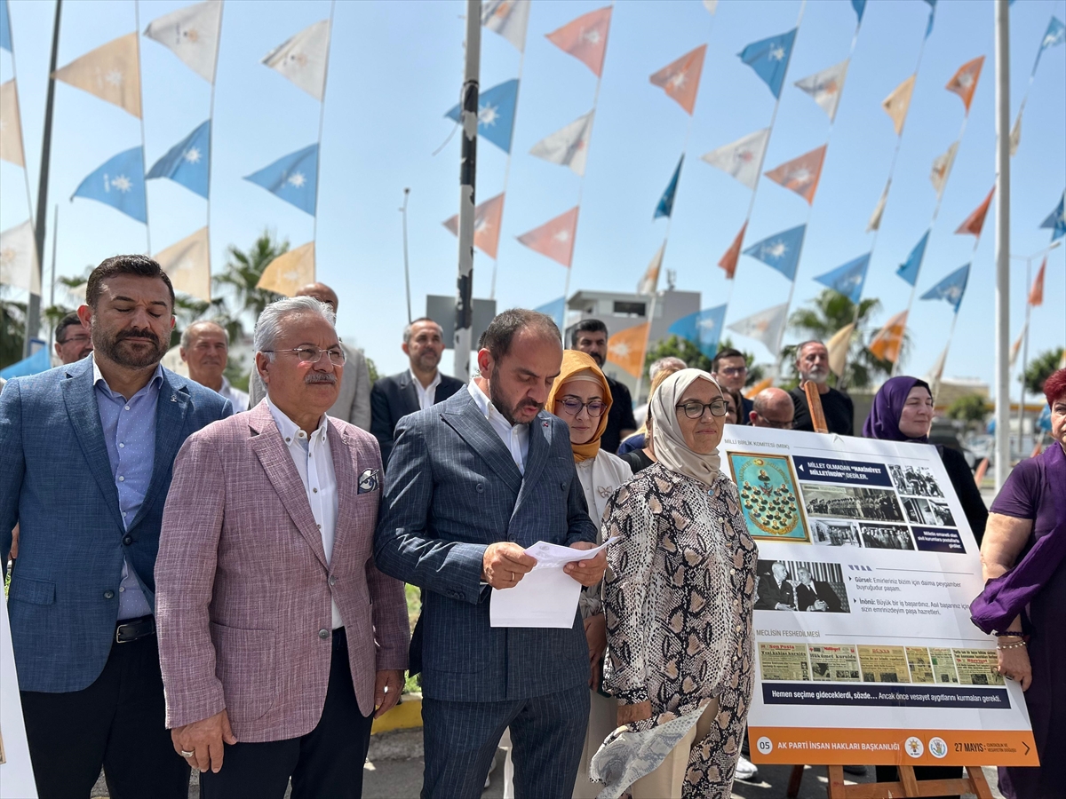 Antalya ve çevre illerdeki AK Parti teşkilatları 27 Mayıs darbesini kınadı