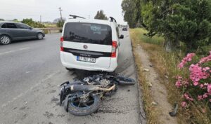 ANTALYA (AA) – Antalya'nın Manavgat ilçesinde yol kenarına park edilen