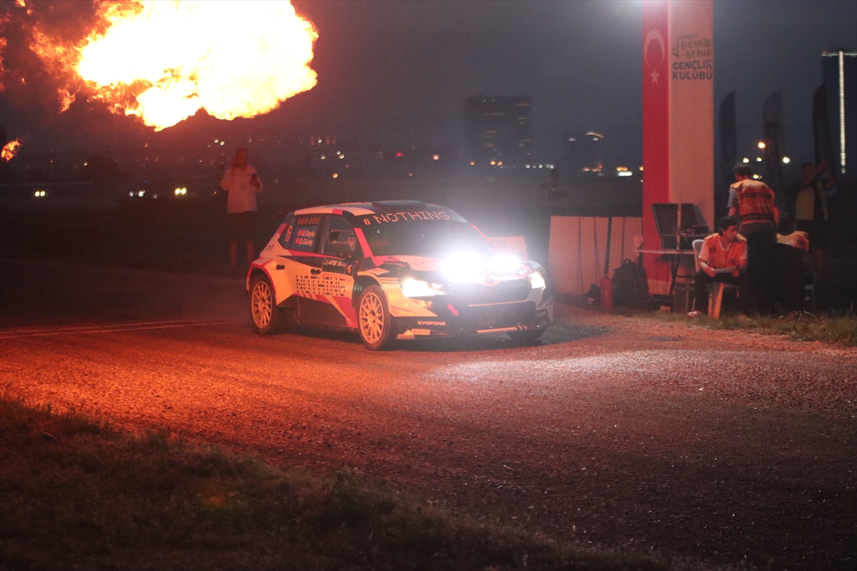 Atış Yapı 49. Yeşil Bursa Rallisi'nin ilk etabı tamamlandı