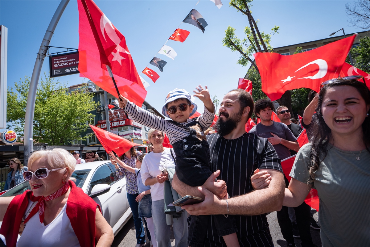 Başkentte, “19 Mayıs” dolayısıyla kortej yürüyüşü yapıldı