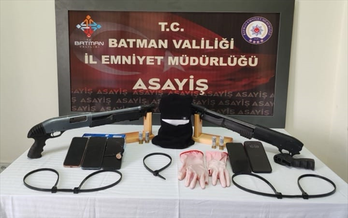 Batman merkezli suç örgütü operasyonunda yakalanan 9 zanlı tutuklandı