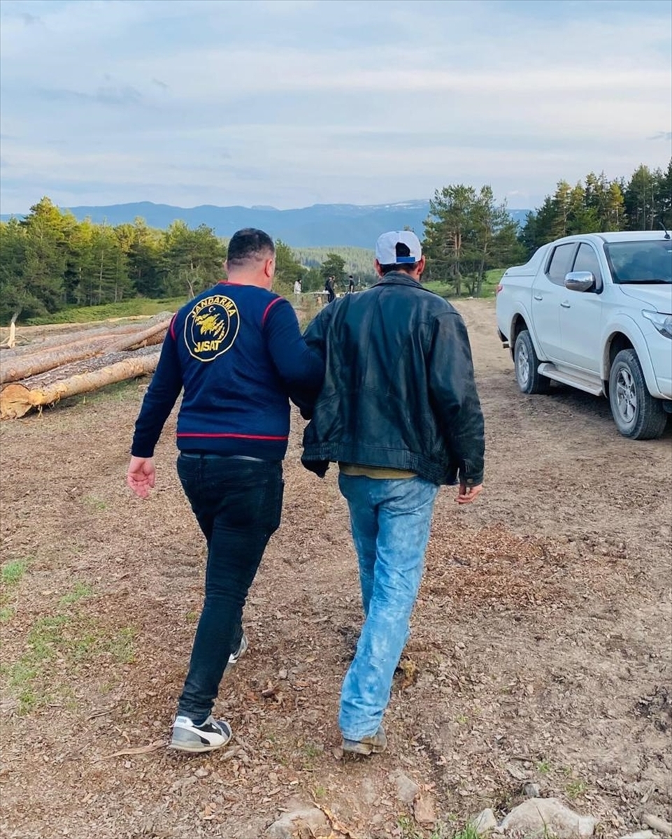 Bolu'da firari hükümlü ormanda yakalandı