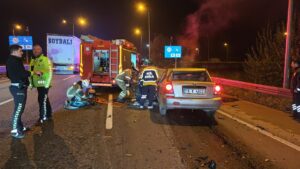 BURSA (AA) – Bursa'nın İnegöl ilçesinde kamyona çarpan otomobilin sürücüsü