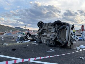 ÇANKIRI (AA) – Çankırı'da takla atan otomobildeki 1 kişi öldü,