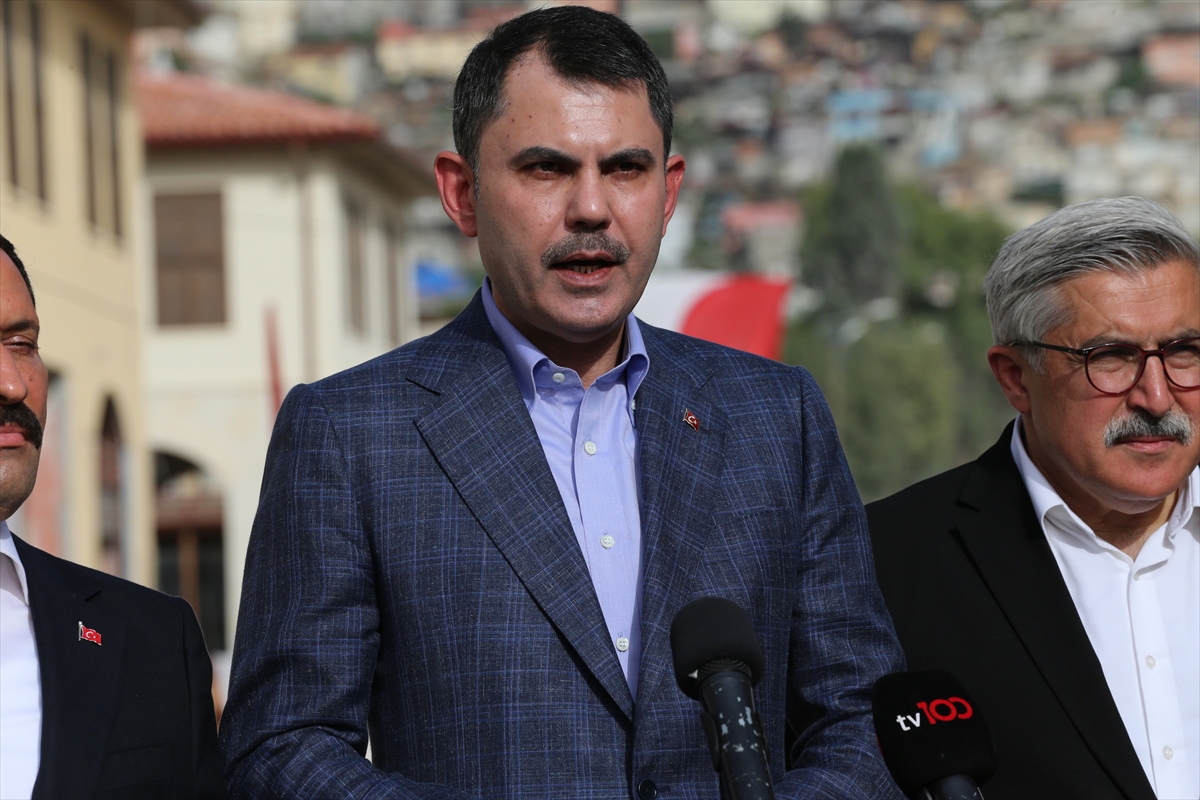 Çevre, Şehircilik ve İklim Değişikliği Bakanı Kurum, Hatay'da konuştu: