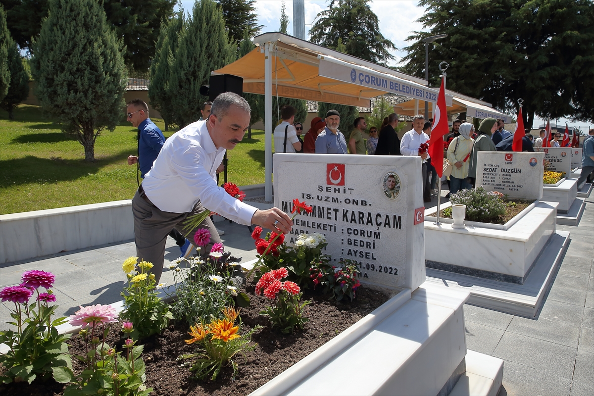 Çorum'da “Şehitlere Saygı ve Vefa Yürüyüşü” yapıldı