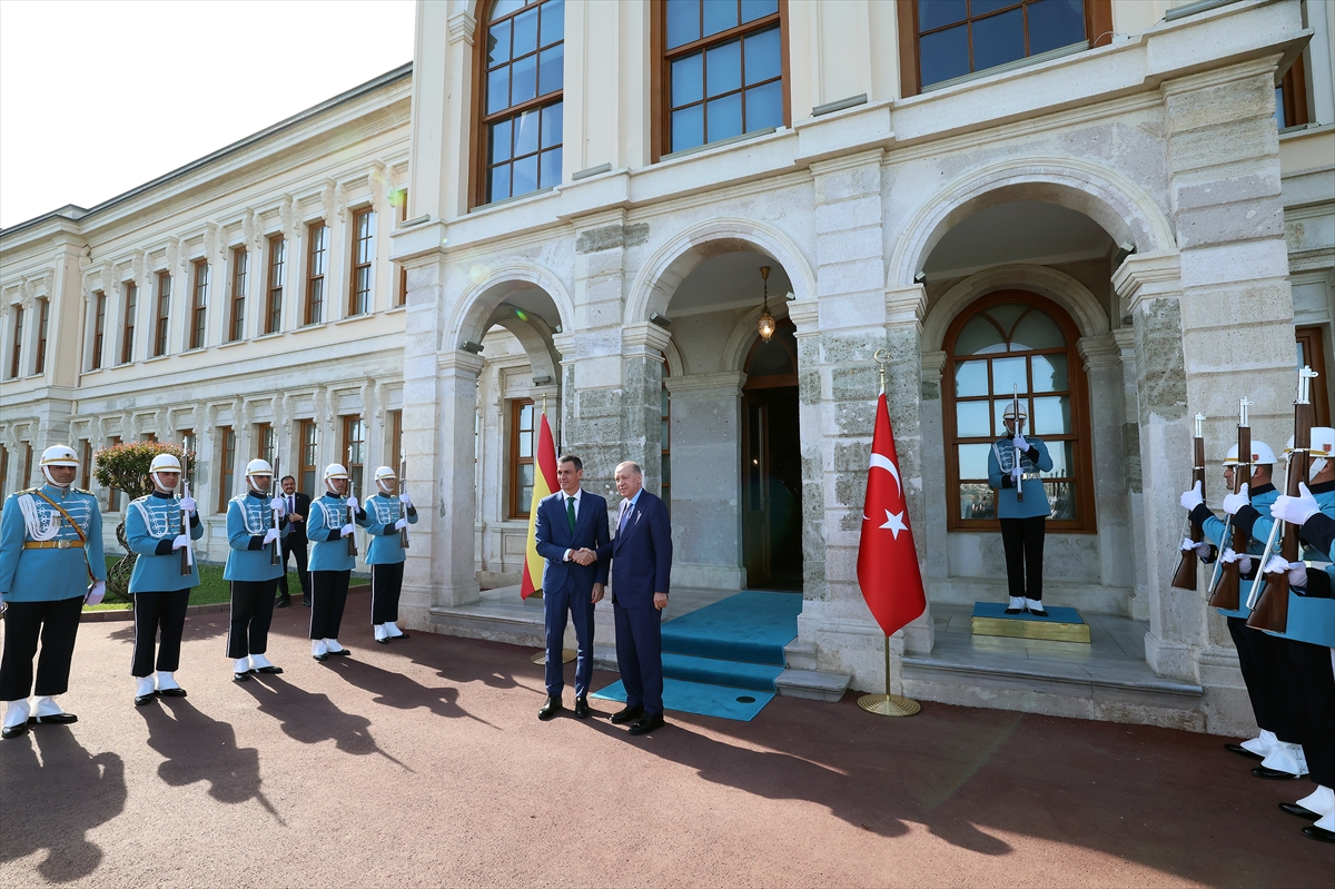 Cumhurbaşkanı Erdoğan, İspanya Başbakanı Sanchez'i kabul etti
