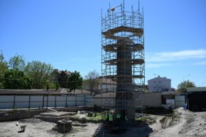 EDİRNE (AA) – Edirne'de günümüze sadece minaresinin yıkılmamış kısmı ulaşan