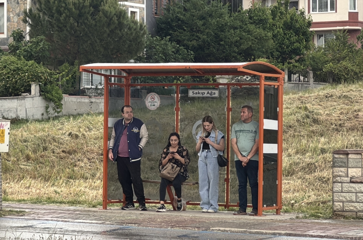 Edirne'de sağanak etkili oldu