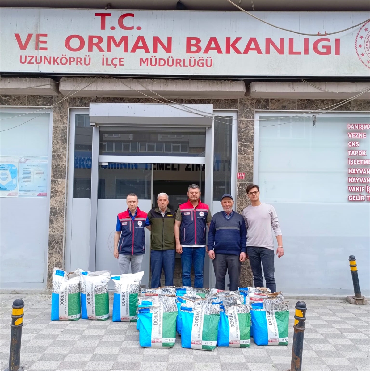 Edirne'de üreticilere 6,1 ton kuru fasulye tohumu dağıtıldı