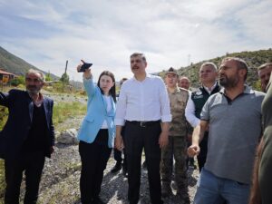 - Jeoteknik çalışmalara başlanan bölgenin, yarın hava fotoğrafları alınarak "LiDAR"