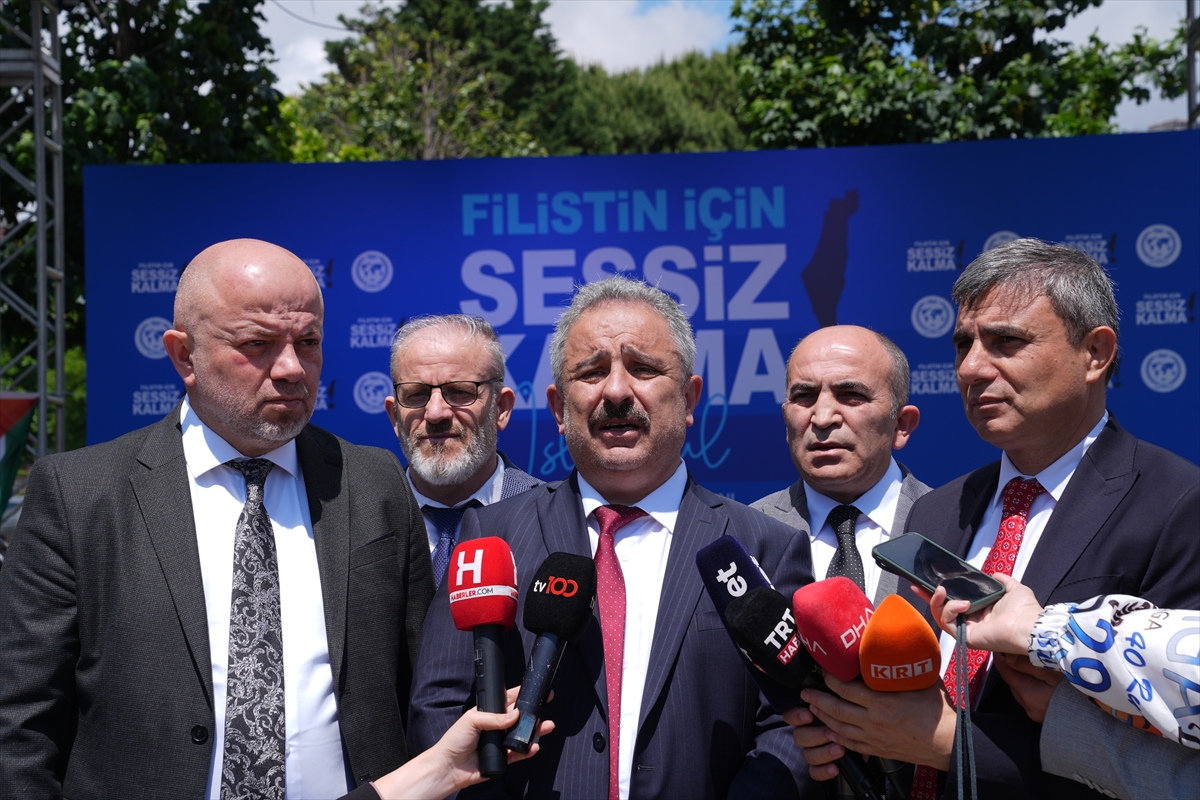 “Filistin İçin Sessiz Kalma” ortak canlı yayını İstanbul'da başladı