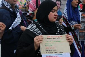 PARİS (AA) – Fransa, Belçika ve İsviçre'deki 45 kentte, İsrail'in