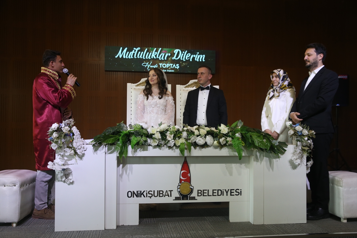 Gurbetçi çift, 25.05.2025'te memleketleri Kahramanmaraş'ta dünyaevine girdi